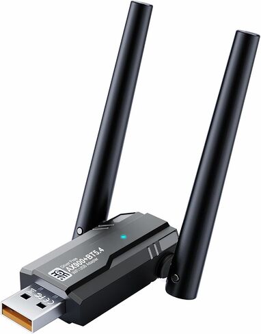 USB WiFi 6 محول Bluetooth لجهاز الكمبيوتر المكتبي ، AX900MBPS BAND 5/2.4GHz محول الشبكة اللاسلكية ， برنامج تشغيل مدمج للكمبيوتر/الكمبيوتر المحمول/سطح المكتب 4DBI المتوافق مع Windows 10/11 in Saudi Arabia