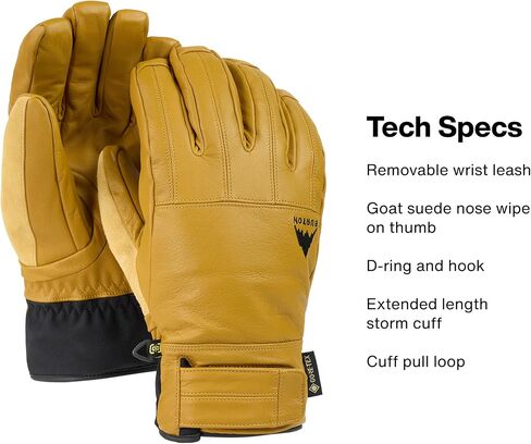Burton Men's Gondy GORE-TEX Leather Gloves in Saudi Arabia