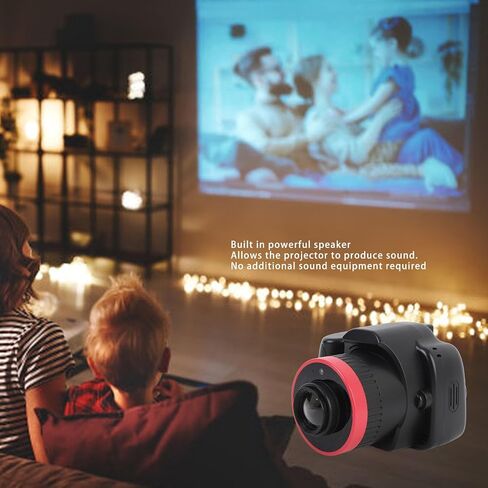 GOWENIC 2 in 1 Digital Camera, 1080P 48MP Video Camera with Projector Function, 10x Zoom, Built in Speaker, Portable Toddler Camera with 2.8in Screen for Life Recording (Without in Saudi Arabia
