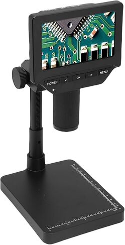Dpofirs Digital Microscope, 4.3 Inch Screen 1000x Magnification Microscope for Industrial Engraving in Saudi Arabia