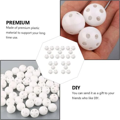 50pcs Toy Noise Maker Insert Accessories for Rattles Multi-Purpose Replacement Tools for Dolls and Throw Pillows Attracts Attention in Saudi Arabia