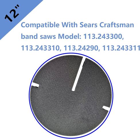 إدراج طاولة المنشار الحزامي لـ Sears & Craftsman 12 "منشار شريطي (قطر 85 مم) 113.243300، 113.243310، 113.24290، 113.243311 in Kuwait