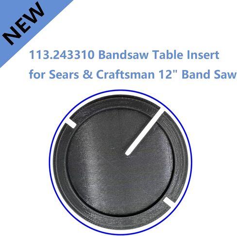 إدراج طاولة المنشار الحزامي لـ Sears & Craftsman 12 "منشار شريطي (قطر 85 مم) 113.243300، 113.243310، 113.24290، 113.243311 in Kuwait