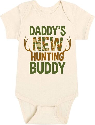 Instant Message - Daddy's New Hunting Buddy - Infant Baby One Piece in Kuwait