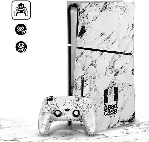 Head Case Designs Officially Licensed Harry Potter Castle Graphics Vinyl Sticker Gaming Skin Decal Cover Compatible With Sony PlayStation 5 PS5 Slim Disc Edition Console & DualSense Controller in Saudi Arabia