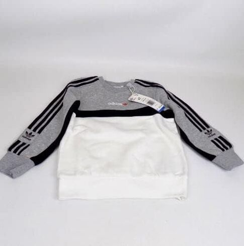 Adidas Infants Originals Crew Suit, Medium Grey Heather, X-Small in Saudi Arabia