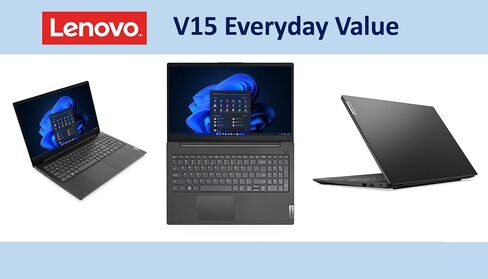Lenovo V15 Business Labtop 15.6 "عرض FHD (AMD Ryzen 7 7730U (Beats I7-1255U) ، 40GB DDR4 ، 1TB PCIE SSD ، AMD Radeon ، WiFi 6 ، Bluetooth 5.2 ، WebCAM ، RJ-45 ، WIN 11 Pro) W/DKZ Port in Kuwait