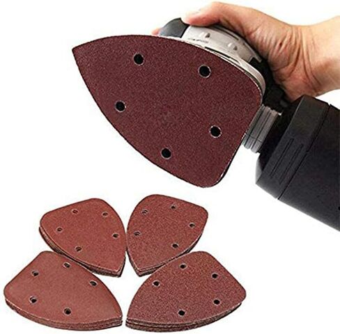 ورق صنفرة الفأرة 5 ثقوب تفاصيل صنفرة ورق الصنفرة بخطاف وحلقة ورق صنفرة 140 * 90 مم 10 قطع 120 حصباء in Saudi Arabia