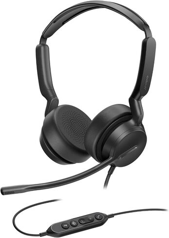 سماعة Yealink UH42 USB-A أحادية مع MIC لجهاز الكمبيوتر الشخصي ، وفرق سماعات الرأس السلكية معتمدة ، وميكروفون إلغاء الضوضاء ، وأجهزة التحكم في الخط ، طوال اليوم الراحة in Saudi Arabia