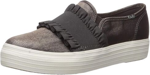 حذاء رياضي نسائي من Keds ذو شريط ثلاثي مكشكش in Saudi Arabia