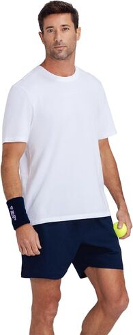 Men's Active Graphic Tee, Loose Fit Crew Neck Shirt, Moisture-Wicking Fabric for Active Lifestyle in Saudi Arabia