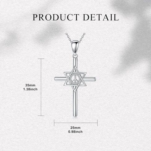 قلادة نجمة داود للرجال 925 فضة القوطية الفضة السيف قلادة قلادة تميمة تعويذة مجوهرات هدايا in Kuwait