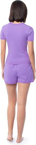 Fruit of the Loom womens Energize Short Sleeve Tee and Shorts Sleep Pajama Set in Saudi Arabia