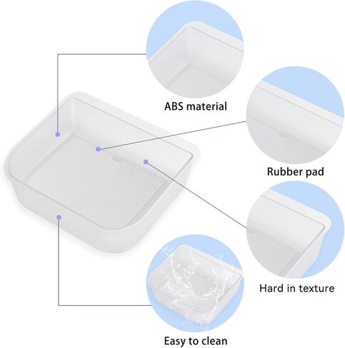 smabee 2PCS Fit for 2024 2025 Toyota Land Cruiser Prado 250 Center Console Cool Box Organizer + Wireless Charging Protective Mat Accessories Black (Not Fit 1958 Model) in Saudi Arabia