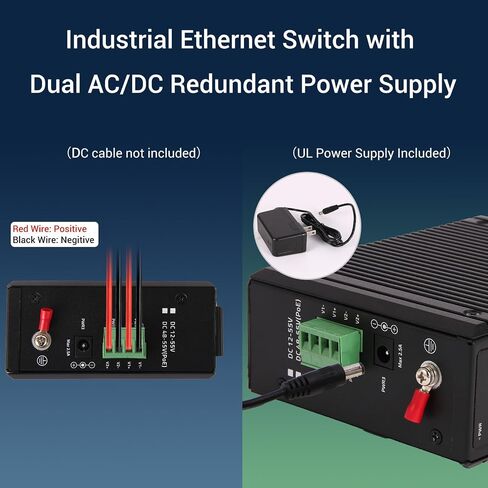 مفتاح Ethernet الصناعي ، مفتاح Ethernet Gigabit 6-Port ، 1000 ميجابت في الثانية ، 4*1 RJ45 UPLINK+1 SFP PORT in Saudi Arabia