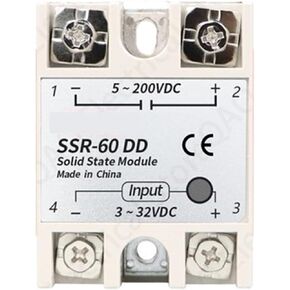 Solid State Relay SSR-10DD SSR-25DD SSR-40DD SSR-60DD SSR-80DD SSR-100DD Actually 3-32 DC to 5-60 DC SSR Relay Solid State(SSR-10DD) in Saudi Arabia