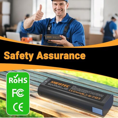 Shentec 2-Pack 4800mAh 6V Battery Compatible with Paslode 404717 B20544E BCPAS-404717 404400 900400 900420 900600 901000 902000 B20720 CF-325 IM200 F18 IM250 IM250A IM350A IM350CT PS604N, Ni-MH in Saudi Arabia