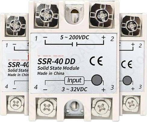 Solid State Relay SSR-10DD SSR-25DD SSR-40DD SSR-60DD SSR-80DD SSR-100DD Actually 3-32 DC to 5-60 DC SSR Relay Solid State(SSR-10DD) in Saudi Arabia
