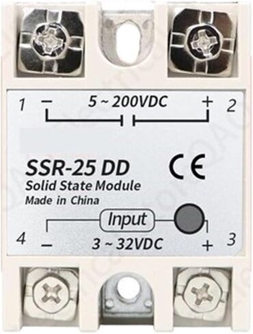 تتابع الحالة الصلبة SSR-10DD SSR-25DD SSR-40DD SSR-60DD SSR-80DD SSR-100DD في الواقع 3-32 تيار مستمر إلى 5-60 تيار مستمر SSR تتابع الحالة الصلبة (SSR-10DD) in Kuwait