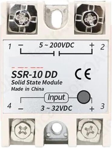 تتابع الحالة الصلبة SSR-10DD SSR-25DD SSR-40DD SSR-60DD SSR-80DD SSR-100DD في الواقع 3-32 تيار مستمر إلى 5-60 تيار مستمر SSR تتابع الحالة الصلبة (SSR-10DD) in Kuwait