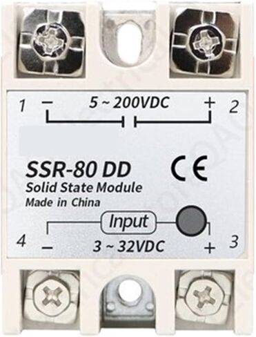 تتابع الحالة الصلبة SSR-10DD SSR-25DD SSR-40DD SSR-60DD SSR-80DD SSR-100DD في الواقع 3-32 تيار مستمر إلى 5-60 تيار مستمر SSR تتابع الحالة الصلبة (SSR-10DD) in Kuwait