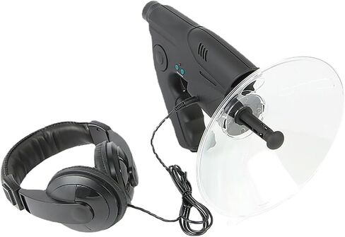 Portable Parabolic Microphone for Wildlife Sound Collection, 8X Digital Listening Device for Bird Watching and Nature Observing, Long Range Outdoor Equipment in Saudi Arabia