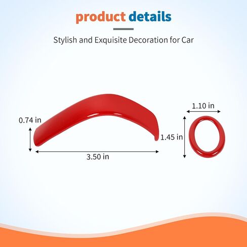JeCar Carbon Fiber Shifter Knob Cover Trim Interior Accessories for 2010-2014 Ford Mustang in Saudi Arabia