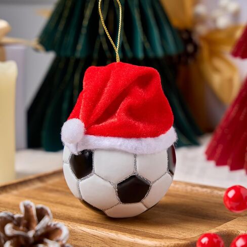 Joiedomi Christmas Volleyball Glass Small Ornament, Sports Ball Glass Blown Mini Ornament, Boys Sports Decorations for Xmas Gift Holiday Party Favor Indoor Decoration in Saudi Arabia