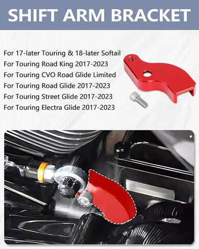 دعامة مساعدة للعتاد المحايد EZ Shift لدراجة نارية Harley M8 2018-2025 Touring 2018-2025 Softail Breakout باللون الأسود in Kuwait