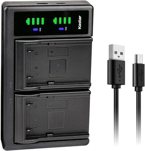 بطارية Kastar 4 حزم وشاحن USB LTD2 متوافق مع Leica 724117 733269 733270 T733270 772806 Leica GEB70 GEB90 GEB111 GEB171 GEB211 GEB212 GEB221 GEB241 GEB242 GEB371 البطارية، شاحن GKL311 in Kuwait