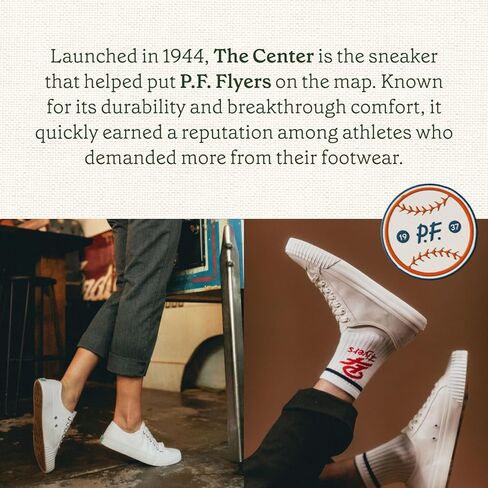 PF Flyers Center Low Top Sneakers for Men and Women, Original Canvas Lo-Top Casual Shoe, Unisex in Saudi Arabia