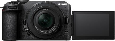 Nikon Z30 Mirrorless Camera with Z DX 16-50mm f/3.5-6.3 VR and 420-800mm f/8 Manual Super HD Telephoto Lens + 128 GB Memory + Extra Battery + Camera Case + More (29pc Bundle) (Renewed) in Saudi Arabia