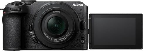 كاميرا Nikon Z30 بدون مرآة مع عدسة Z DX مقاس 16-50 مم f/3.5-6.3 VR + ذاكرة 128 جيجابايت + بطارية إضافية + حقيبة كاميرا + حامل ثلاثي القوائم + المزيد (حزمة 27 قطعة) (متجددة) in Saudi Arabia