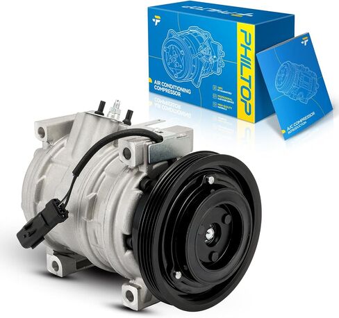 ضاغط تكييف الهواء PHILTOP متوافق مع 2011-2016 F250 Super Duty، F350 Super Duty، F350، F-450 Super Duty، 2021-2022 E-350 Super Duty، ضاغط تكييف الهواء in Saudi Arabia