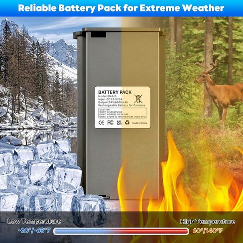 2 Pack 2025 Upgraded for Tactacam Battery Pack Compatible with Reveal Hunting Trail & Game Camera X Gen 3.0, Pro 3.0, X, X Pro, X Gen 2.0, XB, SK, 7.4V Li-ion Battery Suitable for Outdoor use in Saudi Arabia