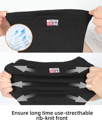 BOCOMAL FR Face Mask Beanie,Balaclava,Neck Gaiter Heavyweight Modacrylic Cotton Permanent Flame Resistant Winter Covering in Saudi Arabia