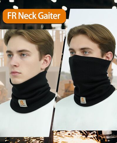 BOCOMAL FR Face Mask Beanie,Balaclava,Neck Gaiter Heavyweight Modacrylic Cotton Permanent Flame Resistant Winter Covering in Saudi Arabia