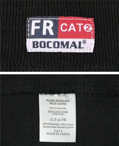BOCOMAL FR Face Mask Beanie,Balaclava,Neck Gaiter Heavyweight Modacrylic Cotton Permanent Flame Resistant Winter Covering in Saudi Arabia