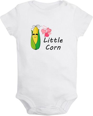iDzn Little Corn Novelty Rompers, Newborn Baby Bodysuits, Infant Cute Jumpsuits, 0-24 Months Babies One-Piece Outfits in Saudi Arabia