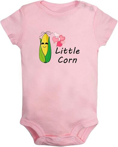 iDzn Little Corn Novelty Rompers, Newborn Baby Bodysuits, Infant Cute Jumpsuits, 0-24 Months Babies One-Piece Outfits in Saudi Arabia