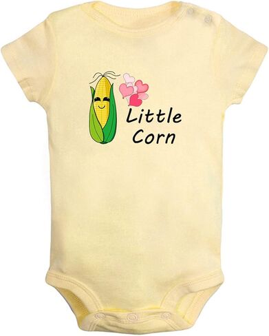 iDzn Little Corn Novelty Rompers, Newborn Baby Bodysuits, Infant Cute Jumpsuits, 0-24 Months Babies One-Piece Outfits in Saudi Arabia