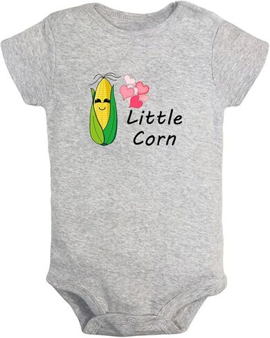 iDzn Little Corn Novelty Rompers, Newborn Baby Bodysuits, Infant Cute Jumpsuits, 0-24 Months Babies One-Piece Outfits in Saudi Arabia