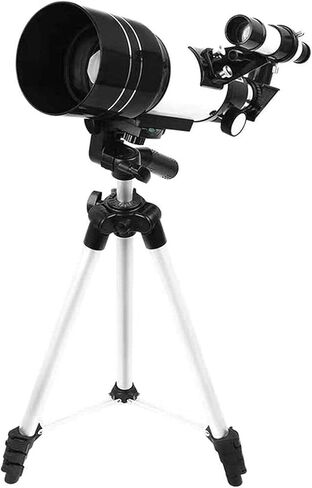 تلسكوب مع حامل ثلاثي القوائم لعلم الفلك بطول 1.38 متر، تلسكوب انكسار للكبار، هدية مرشح القمر، تلسكوب للسفر in Kuwait