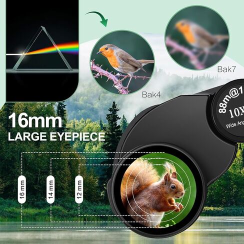 10x25 Compact Binoculars for Adults High Power HD Small Folding Lightweight Waterproof Telescope for Birdwatching Hunting Camping Theater in Saudi Arabia