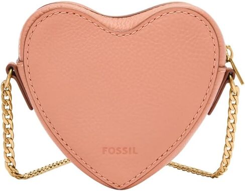 Fossil Women's Logan Leather Zip Card Case Wallet With Keychain for Women in Kuwait