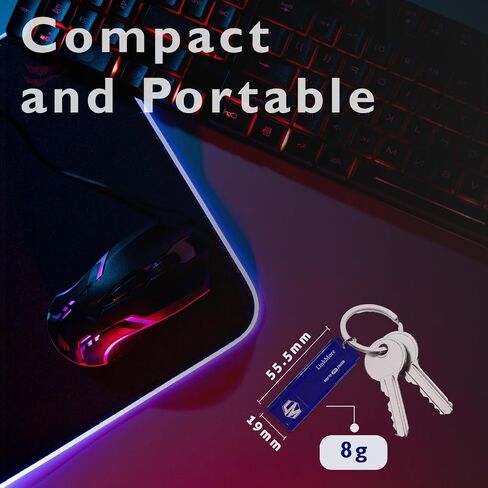 LinkMore 512GB Magnetic External Portable SSD – 950MB/s Read – for ProRes 4K – Phone SSD Compatible with MagSafe, USB-C, USB-A, iPhone 15/16, Mac, PC (NR P100) in Saudi Arabia