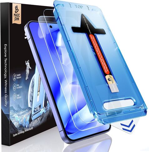 Magic John 2 Pack for Google Pixel Google Pixel 10 Pro XL Preded Glass Screen Protecor in Saudi Arabia