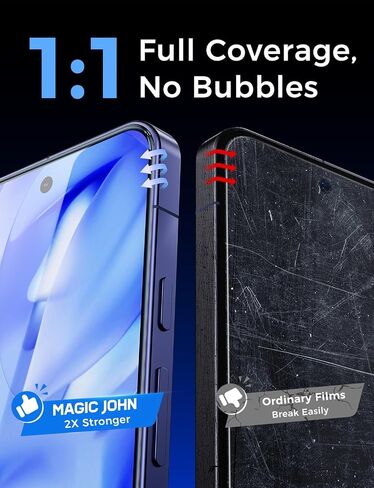 Magic John 2 Pack for Google Pixel Google Pixel 10 Pro XL Preded Glass Screen Protecor in Saudi Arabia