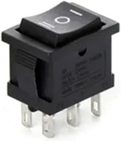1/5 قطعة KCD1 سلسلة قارب سيارة الروك التبديل 2/3/4/6 دبوس 2/3 موقف مفاتيح الطاقة 6A/250V 10A/125V AC 15 مم × 21 مم (KCD1-203 أسود، 5 قطع) in Kuwait