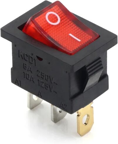 1/5 قطعة KCD1 سلسلة قارب سيارة الروك التبديل 2/3/4/6 دبوس 2/3 موقف مفاتيح الطاقة 6A/250V 10A/125V AC 15 مم × 21 مم (KCD1-203 أسود، 5 قطع) in Kuwait